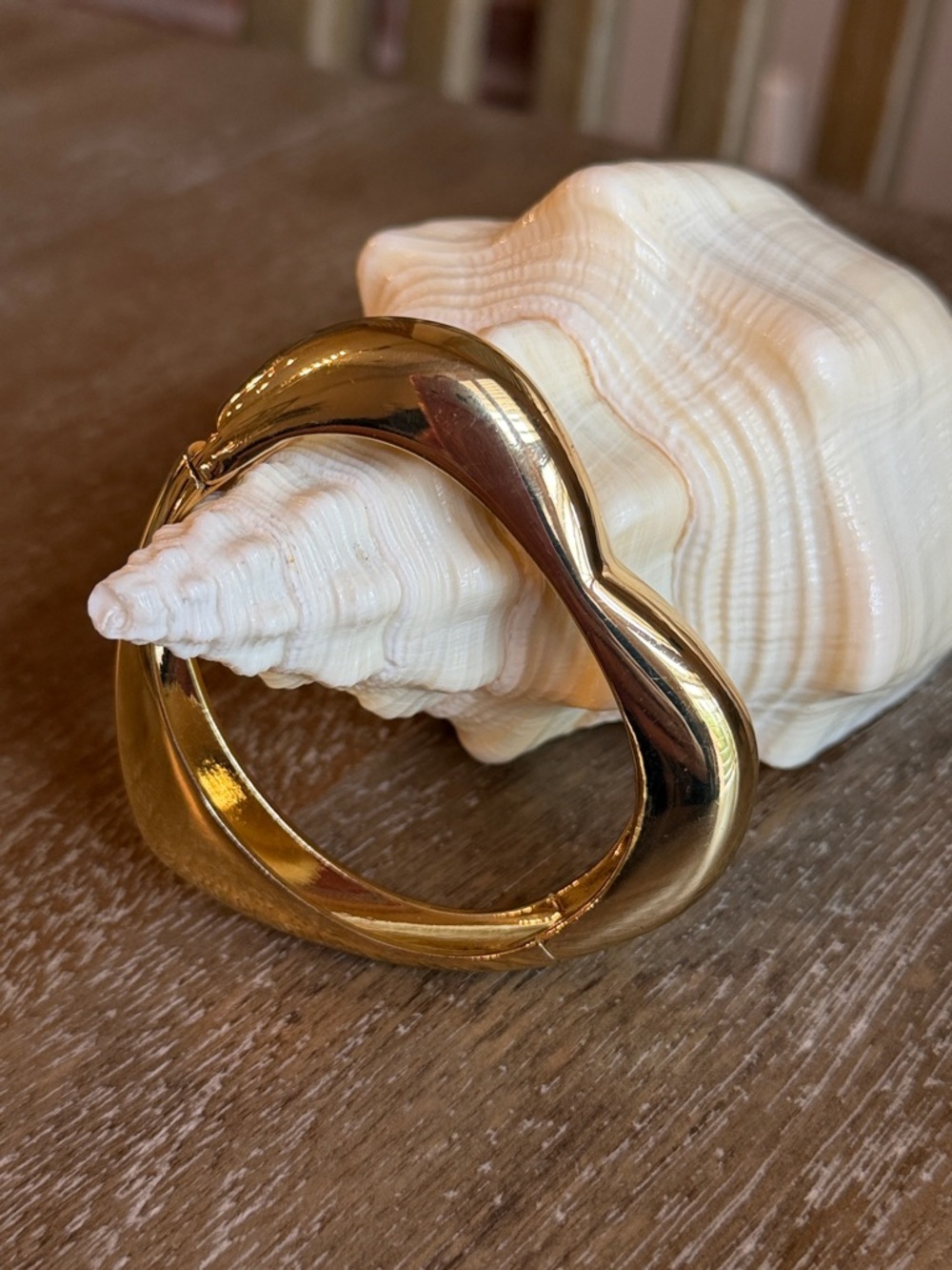 Dillards Heart Shaped Bangle Bracelet
